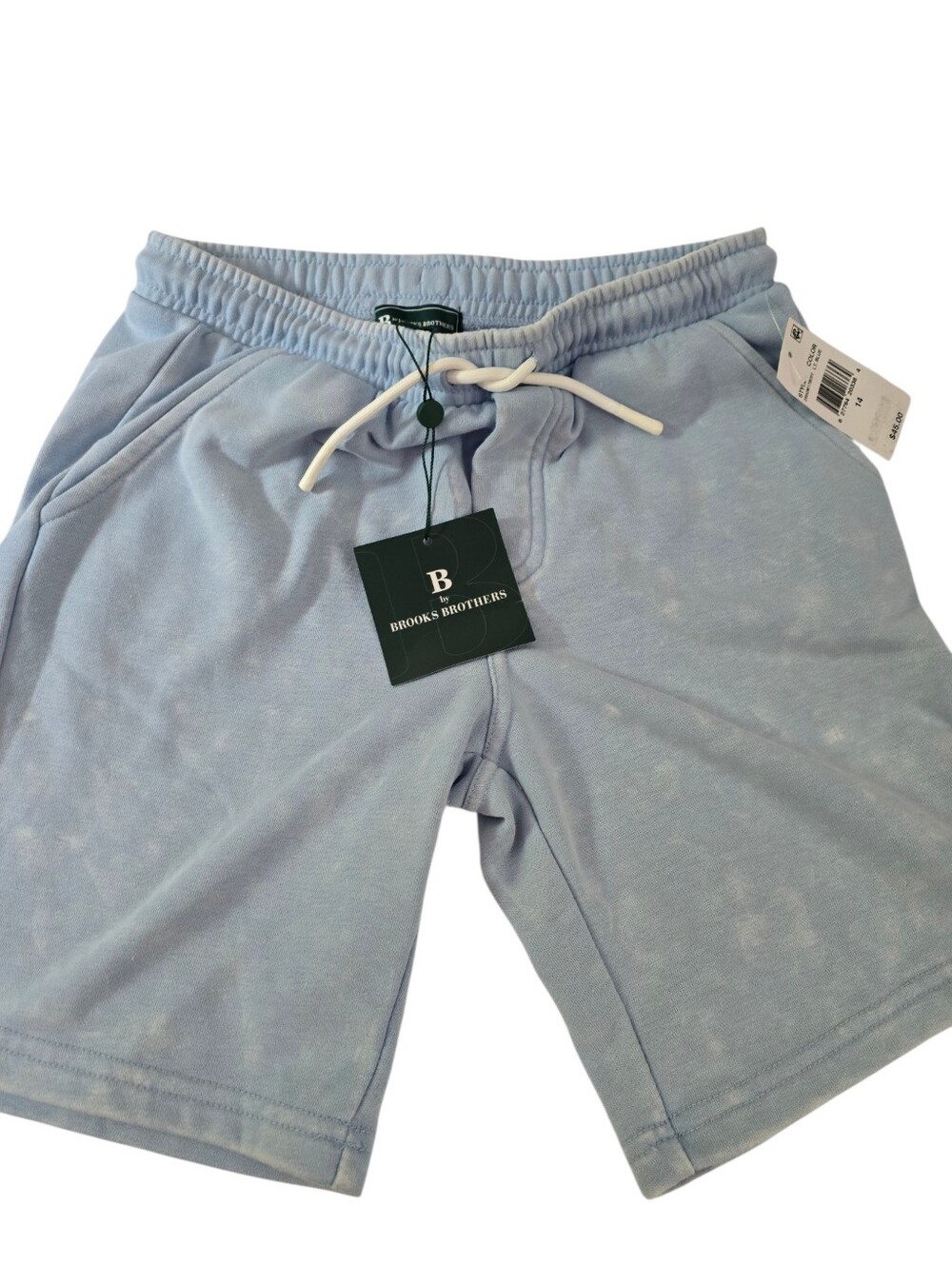 Brooks Brothers Boys Pale Blue Drawstring Athletic Shorts - Picture 1 of 5
